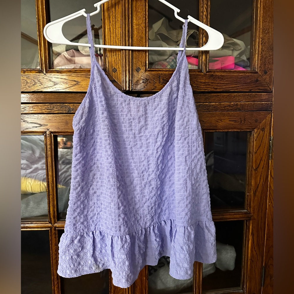 Lilly Pulitzer light purple sleeveless top